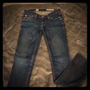 AG premiere skinny straight leg jeans